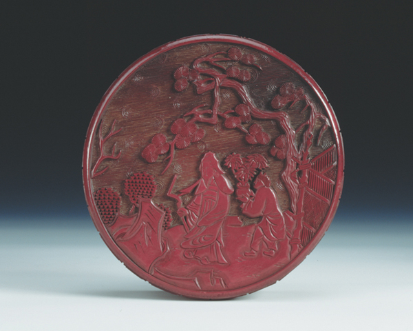 【漆器展】元代 剔红东篱采菊原盒图 小.jpg