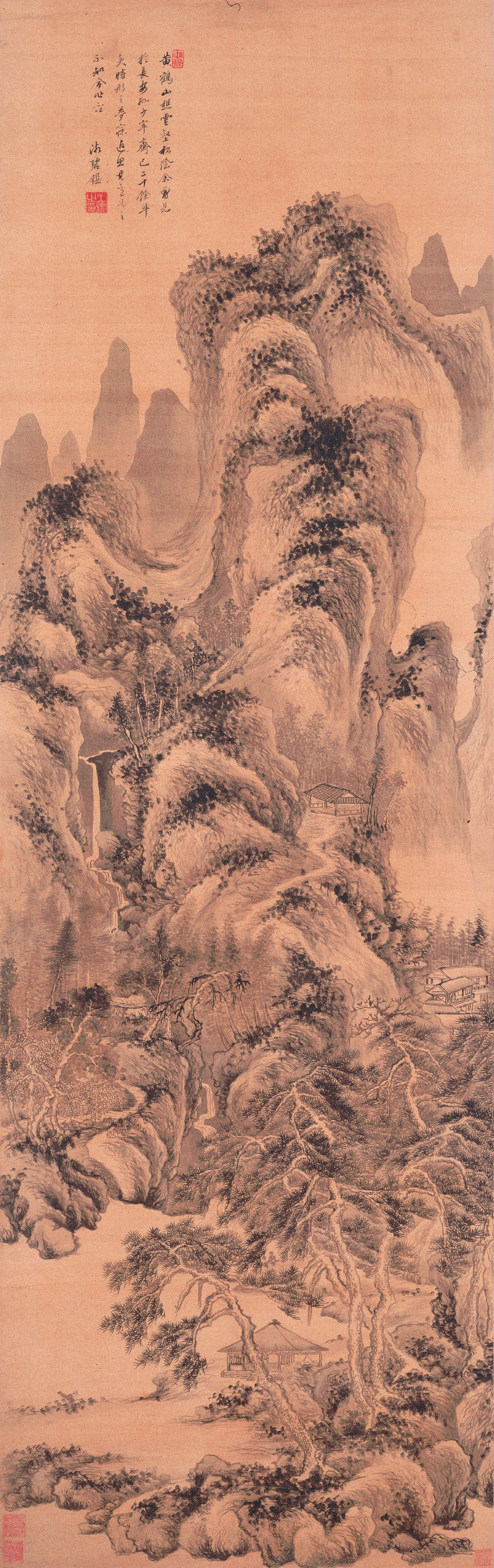 中国絵画史ノート清時代2 清初の正統派の画家、王原祁