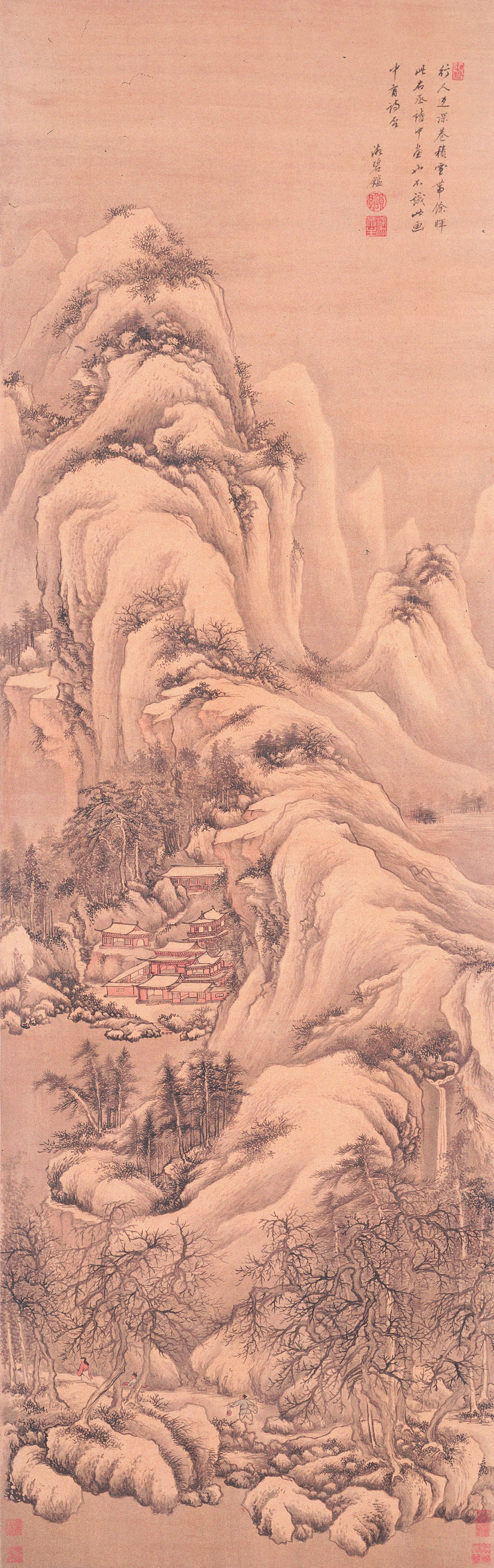 中国絵画史ノート清時代2 清初の正統派の画家、王原祁