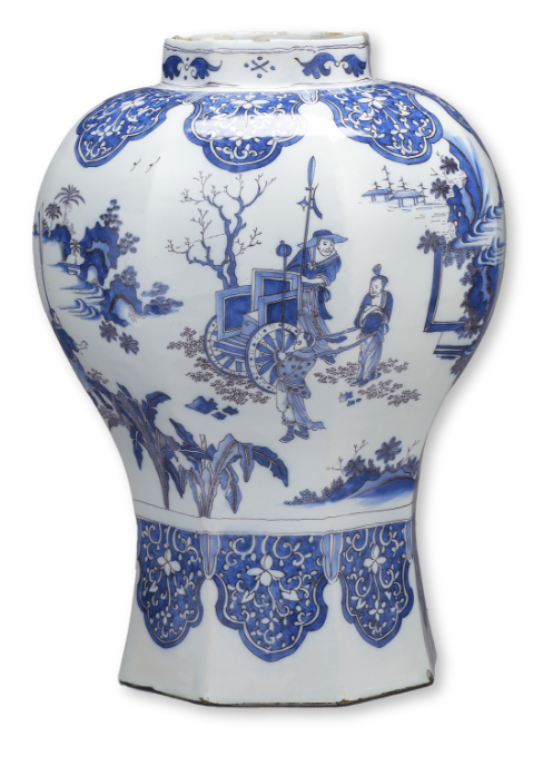 中国古美術✦元代青花龍紋モンゴル包✦文房具・純手描き・細工 - 工芸品