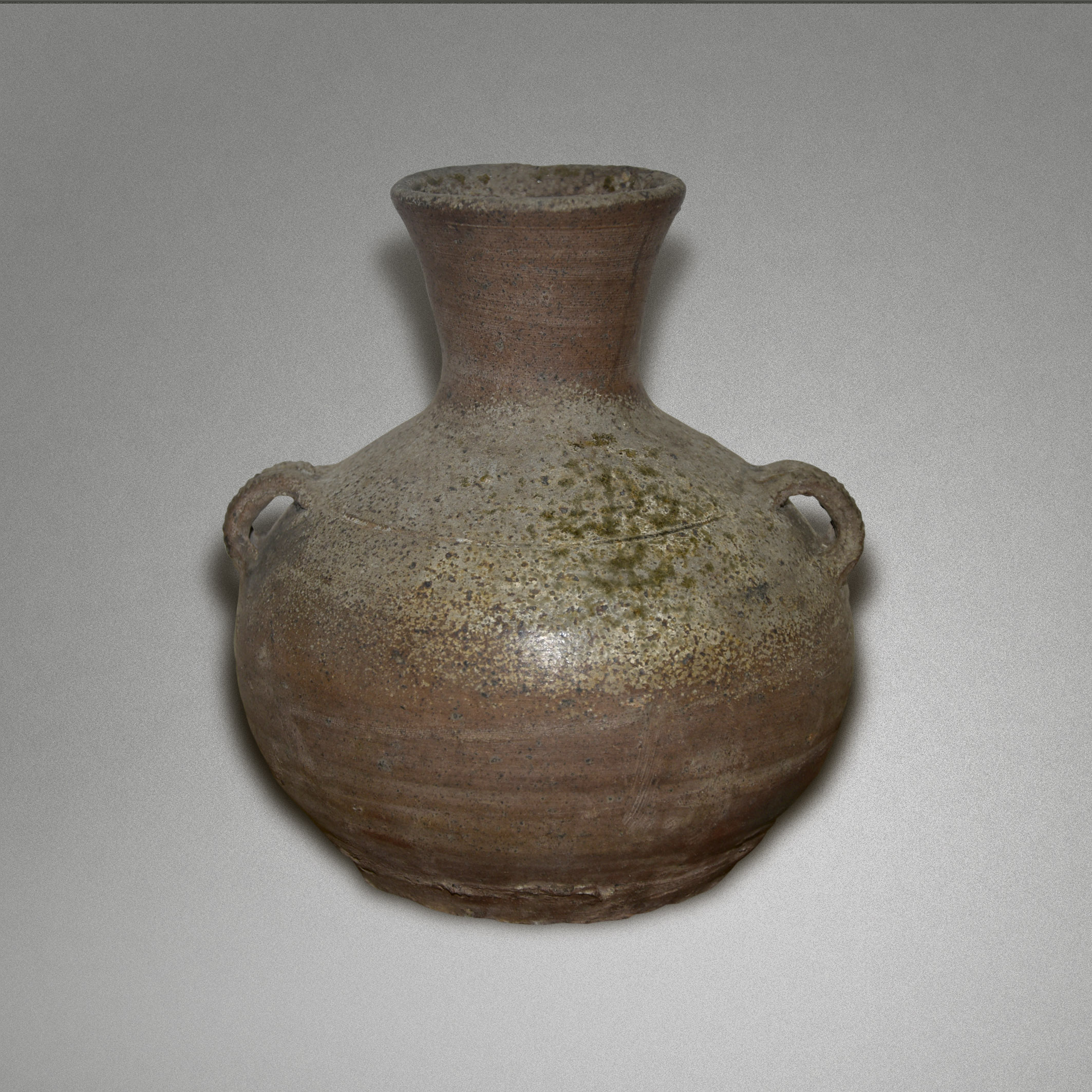 新作登場，大人気 【久月】古美術.饕餮紋 雙耳 銅瓶□T124601□