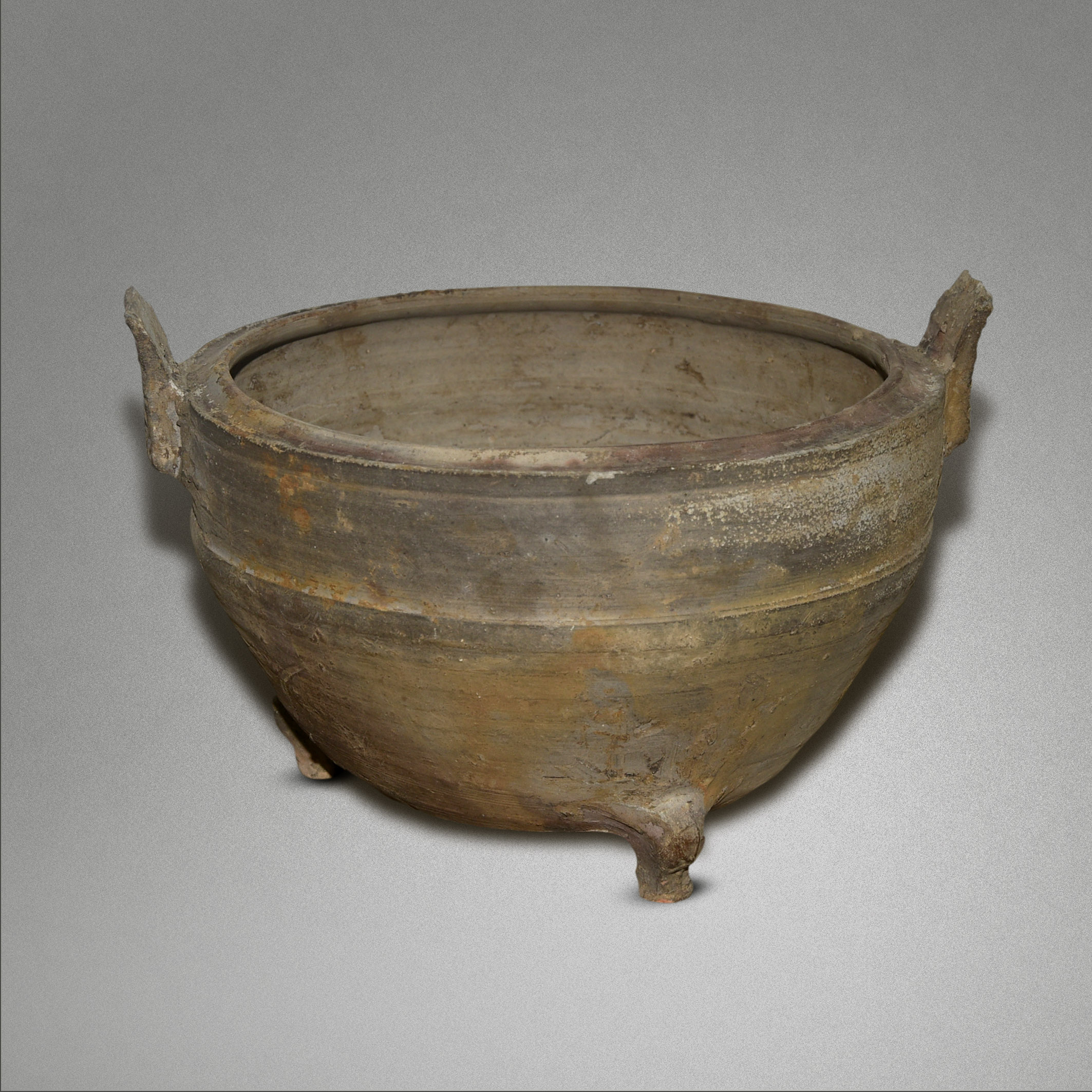 漢建寧弐奉造 古銅製 銀線象嵌雷文 方鼎型 香炉 古玩 中国美術 煎茶道具 中国青銅香炉 斑紫銅 双耳