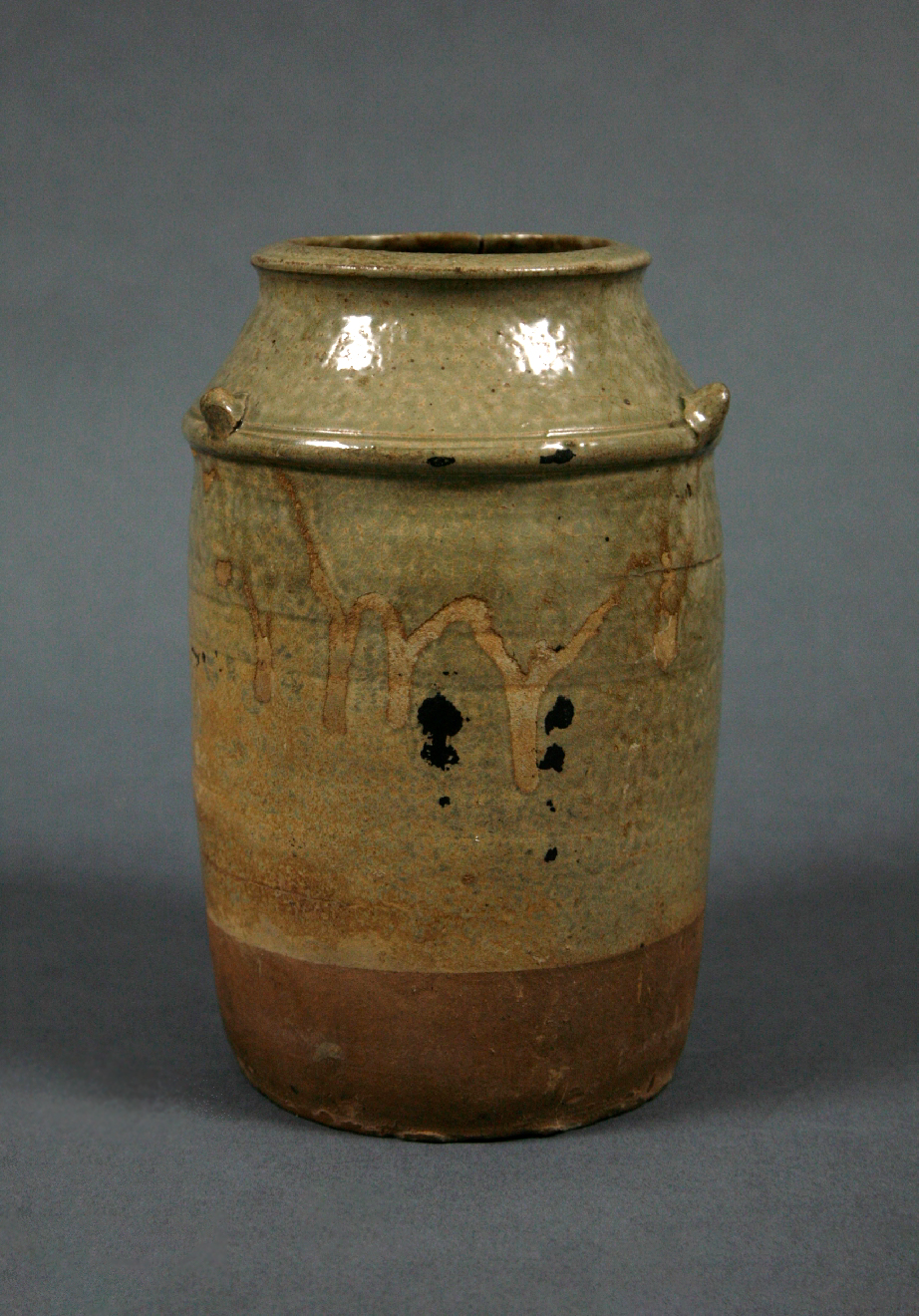 中国 唐三彩 花文 双耳瓶 C R5638B 中国 唐三彩 花文 双耳瓶 C R5638B